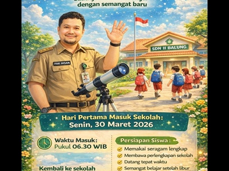 Libur telah usai